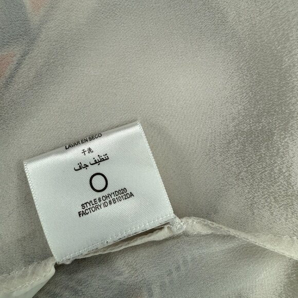 Vintage Y2K 00S BCBG White Sheer Bohemian Hippie Silk Kimono Wrap Top XS/S - Picture 9 of 10